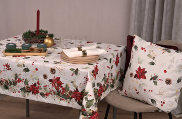 Mit weihnachtlichen Tischläufern und Kissen von Sander Wünsche erfüllen - Weihnachtliche Tischdecken und Kissen von SANDER | L&amp;F-Home Blog