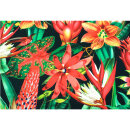 SANDNER Exotic Tischläufer mit tropischen Blumen