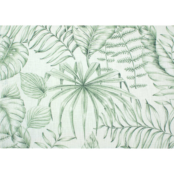 SANDNER Vaiana Tischläufer mit tropischen Palmen-Print