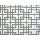 SPRÜGEL  Igoa Quadra Outdoor Tischset grau mit grafischem Muster