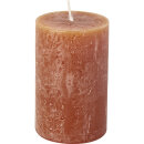 IHR Cylinder Candle Stumpenkerze Ø7x11 cm Terracotta