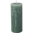 IHR Cylinder Candle Stumpenkerze Ø7x17 cm Grün
