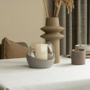 IHR Keramik Vase mit Softtouch linen
