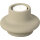 IHR Keramik Teelichhalter mit Softtouch in Ø 10 x 7,5 cm linen
