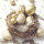 IHR Funny Golden Eggs Lunch-Servietten mit goldenen Ostereiern im Nest