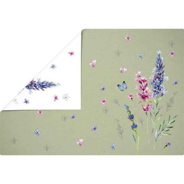 IHR Lisa Tischset mit Lavendel, Schmetterlingen und weiteren Blumen