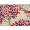 SANDNER Hortensie Gobelin-Kissenhülle mit Hortensienblüten