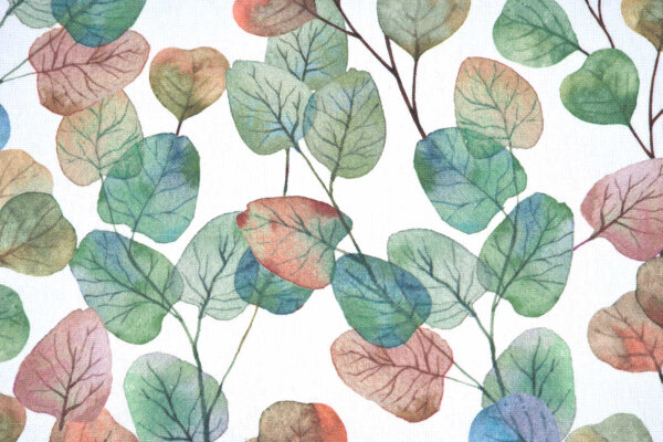 SANDNER Kathrin Baumwoll-Tischläufer mit herbstlichen Blättern