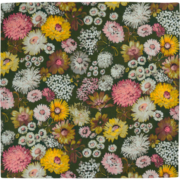 Sander Umeko Baumwoll-Tischdecke 130x170 cm mit großem Blumendruck