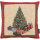 SANDNER Geschenke Gobelin-Kissenhülle mit großem Weihnachtsbaum