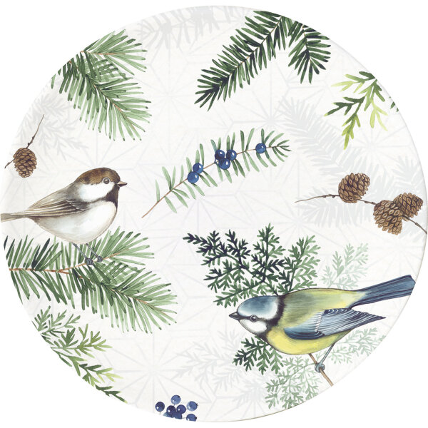 IHR Maisie´s Friends Porzellanteller mit kleinen Vögel und Zweigen