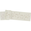 SANDER Starlet Loft Tischband 22x134 cm ecru mit Sternen...