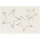 SANDER Starlet Loft Tischset 35x50 cm ecru mit Sternen bestickt