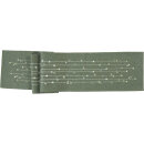SANDER Star Rain Woll-Tischband 22x134 cm jade