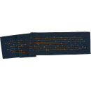 SANDER Star Rain Woll-Tischband 22x134 cm nachtblau