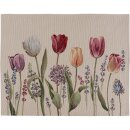SANDNER Tulipa Gobelin-Tischset mit Frühlingsblumen
