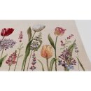 SANDNER Tulipa Gobelin-Tischläufer mit Frühlingsblumen