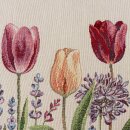 SANDNER Tulipa Gobelin-Kissenhülle mit Frühlingsblumen