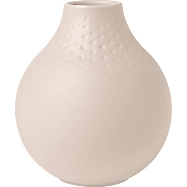 VILLEROY&BOCH Manufacture Collier Perle Vase  12 cm beige