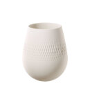 VILLEROY&BOCH Manufacture Collier Carre Vase 15 cm weiß
