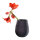 VILLEROY&BOCH Manufacture Collier Carre Vase 15 cm schwarz