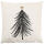 SANDER Pino Kissenhülle mit Tannenbaum und glänzenden Stern