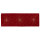 SANDER Universo Tischläufer 50x150 cm burgundy