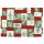 SANDER Cole Tischset 35x50 cm grün/rot mit winterlichen Motiven