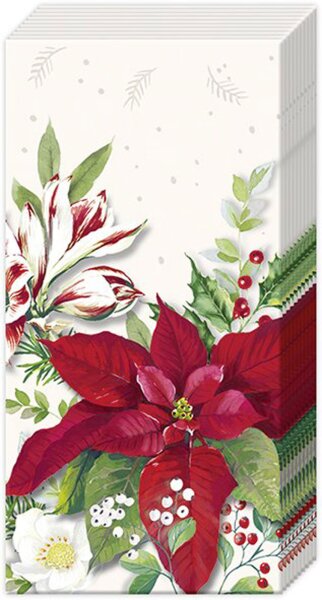 IHR Christmas Florals Taschentücher mit Winterblumen