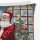 SANDNER Wunschzettel Gobelin-Kissenhülle mit Weihnachtsmann