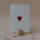 EULENSCHNITT halbrunder Kartenständer Herz aus Buchenholz