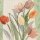 SANDER Tulip Stripe Gobelin-Tischset mit Tulpen