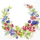 IHR Summer Berries Wreath Lunch-Servietten mit...