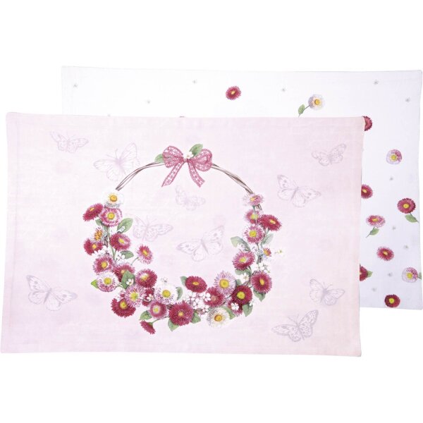 IHR Bellies Wreath Tischset mit Kranz aus Gänseblümchen
