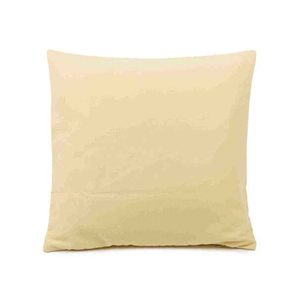 GÖZZE DANTE Kissenhülle einfarbig 50x50 cm gelb