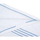 GÖZZE RIO Duschtuch Walkfrottier 70 x 140 cm weiß/blau