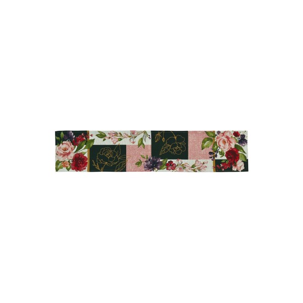 SANDER Tischläufer In Bloom Patch 32 x  96 cm Mehrfarbig