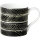 IHR TARA  Kaffeebecher D 8,5 x H 8,5 cm leinen-schwarz